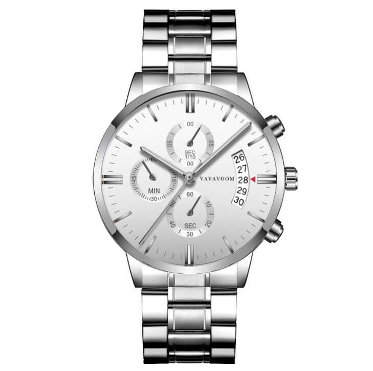 Men's Stainless Steel Business Watches - VA VA VOOM