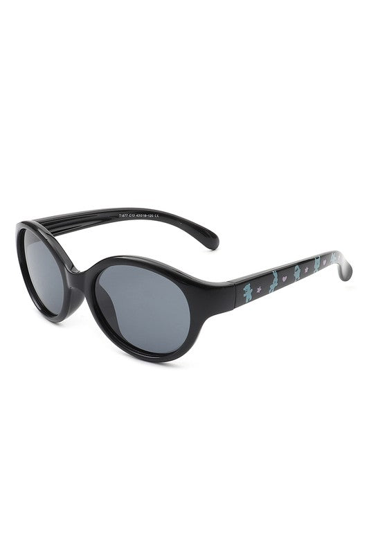 Kids Round Cat Eye Polarized Sunglasses