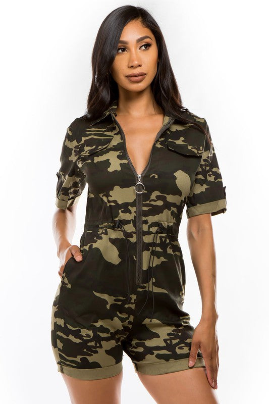 CAMOFLAGE ROMPER