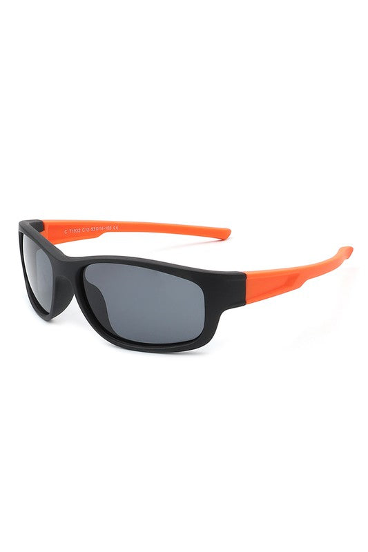 Kids Rectangle Polarized Sports Sunglasses