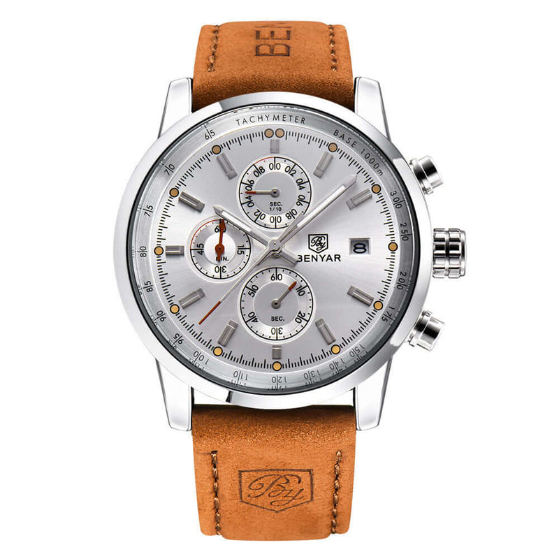 BENYAR Men Luxury Quartz Watch