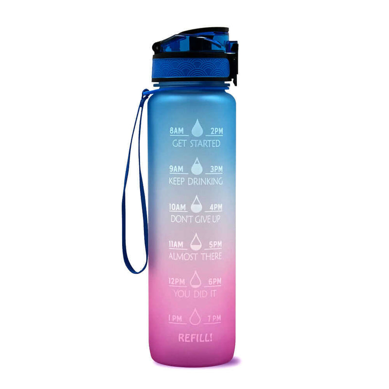 1L Motivational Sports fitness water Bottle