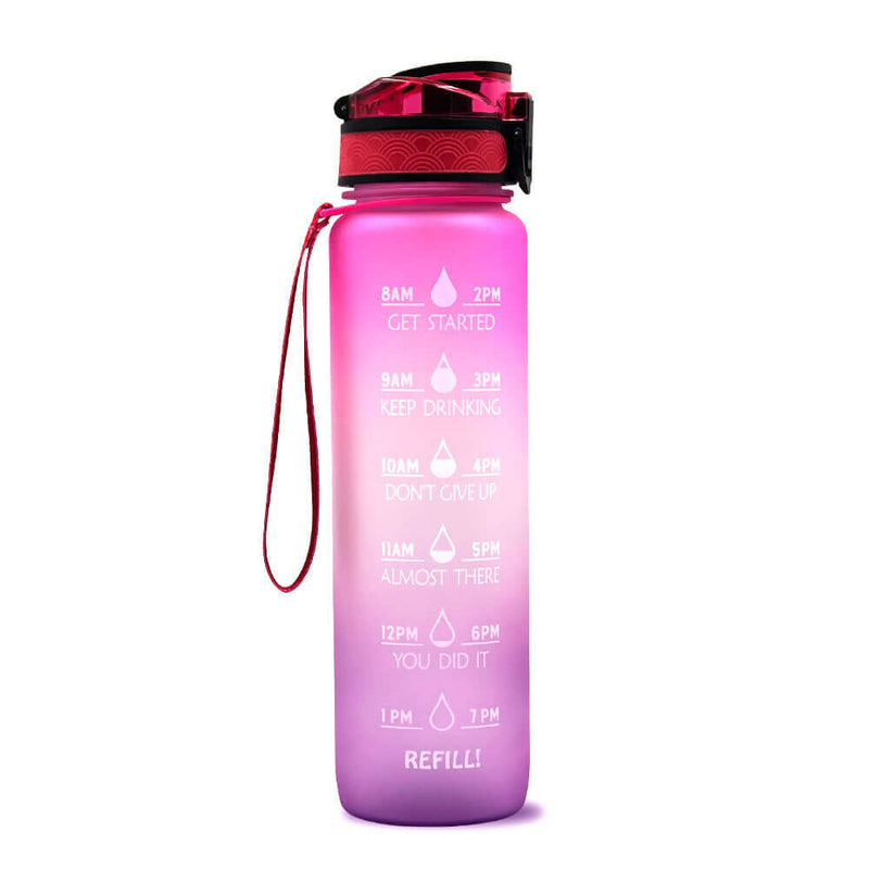 1L Motivational Sports fitness water Bottle