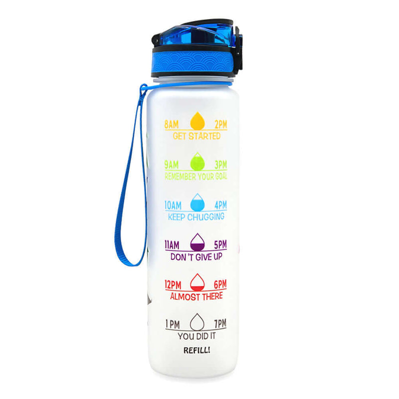 1L Motivational Sports fitness water Bottle