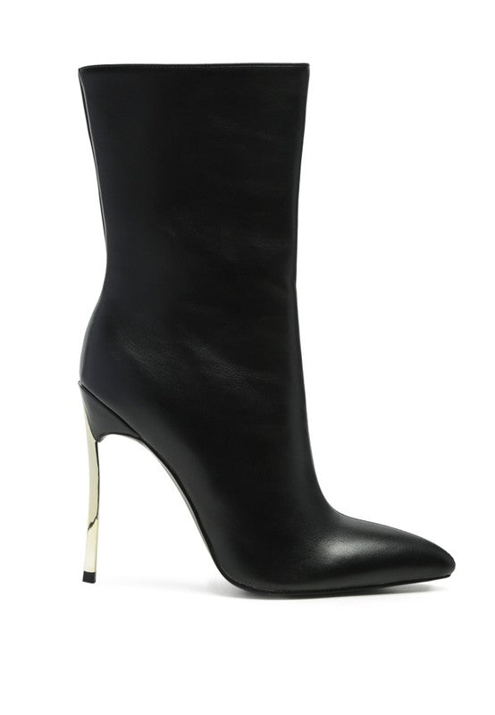 LONDON RAG OVER THE ANKLE STILETTO BOOT