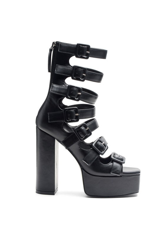 LONDON RAG SAROUCHI CAGED HIGH HEEL BUCKLE