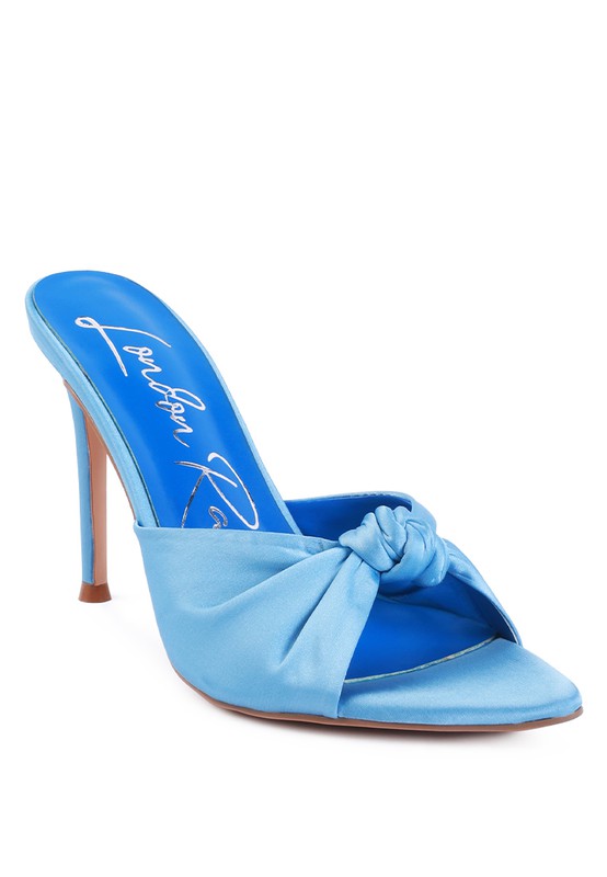 FIRST CRUSH SATIN HIGH HEELS