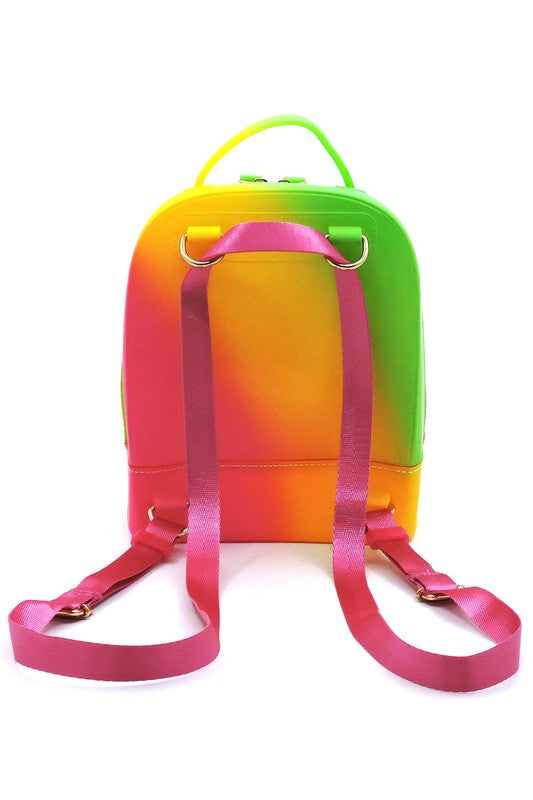 Clear Convertible Jelly Candy Backpack