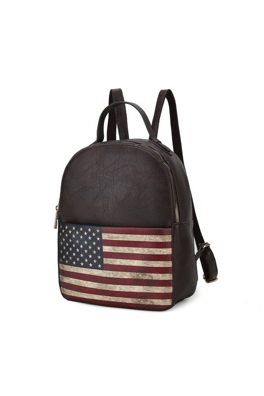 MKF Collection Briella FLAG Backpack by Mia K