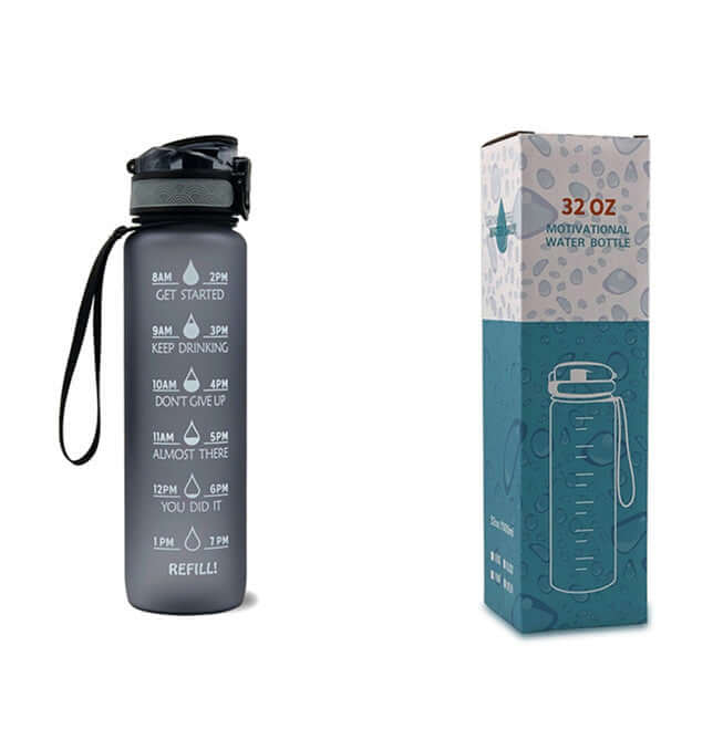 1L Motivational Sports fitness water Bottle