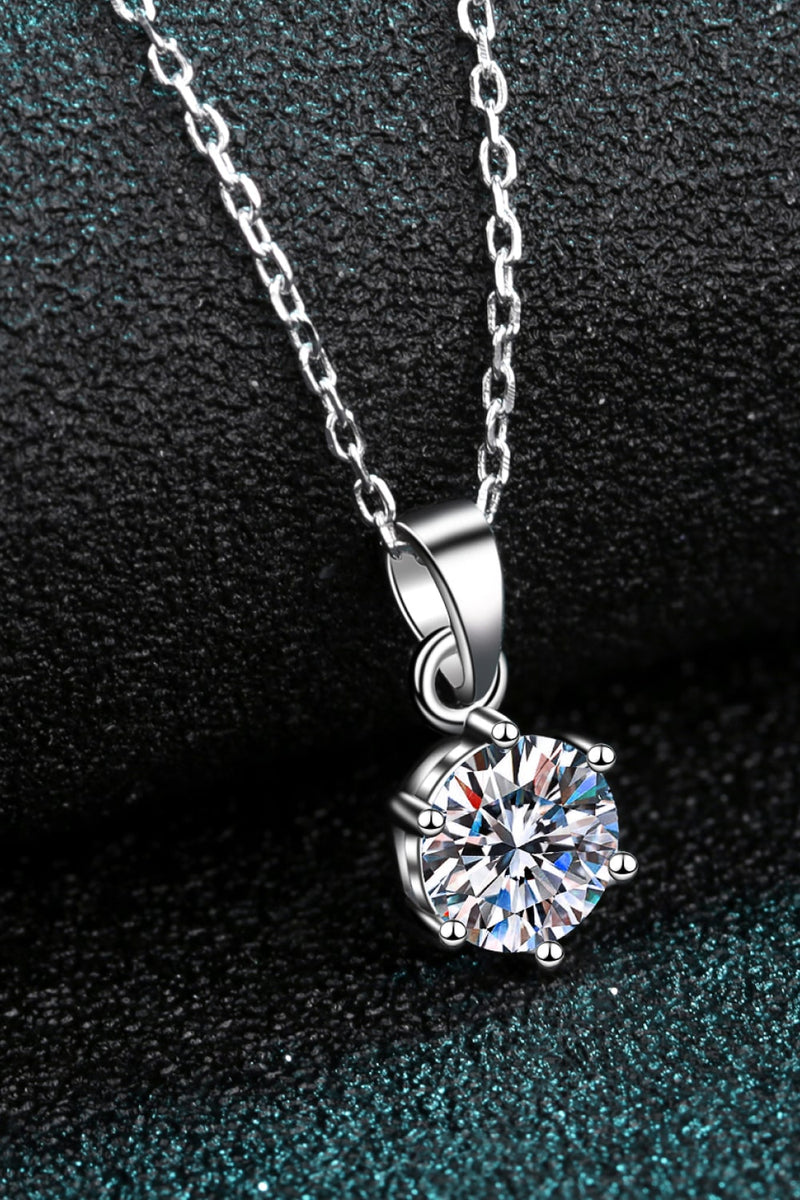 Moissanite Pendant Necklace