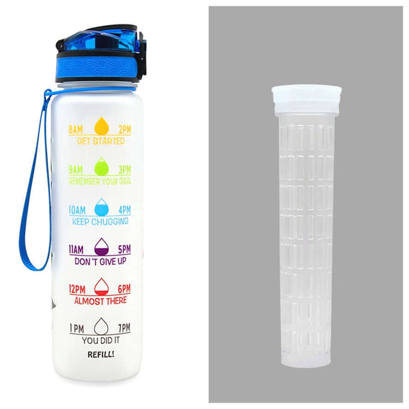 1L Motivational Sports fitness water Bottle