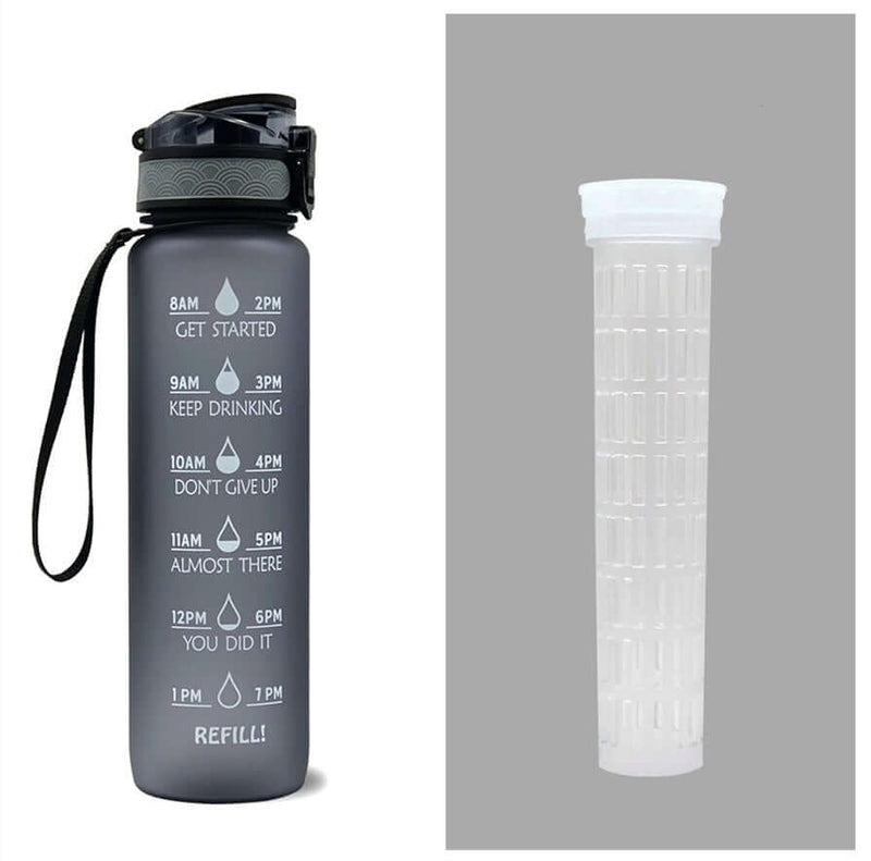 1L Motivational Sports fitness water Bottle