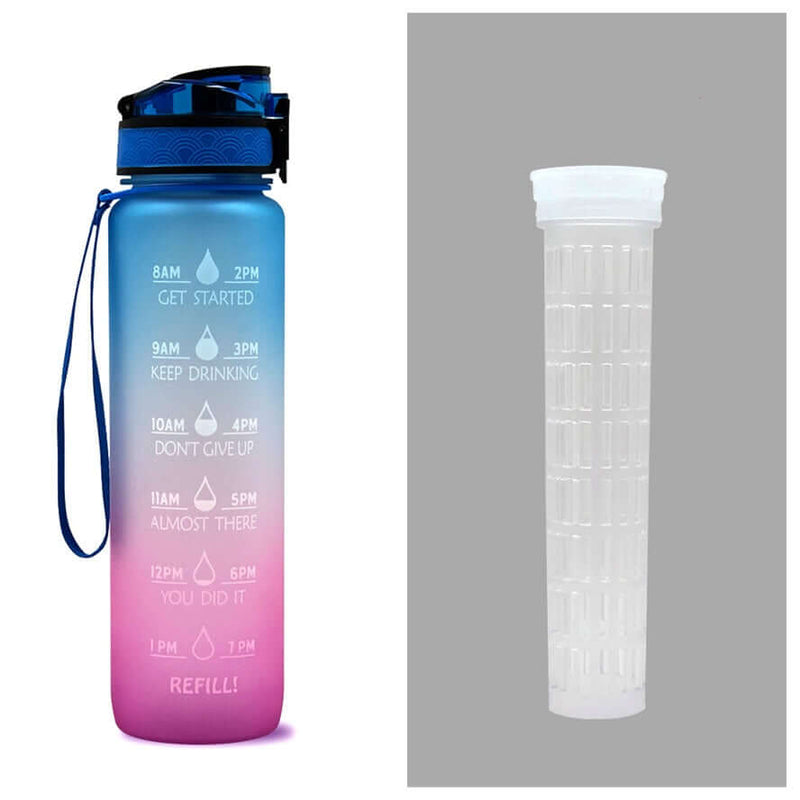 1L Motivational Sports fitness water Bottle