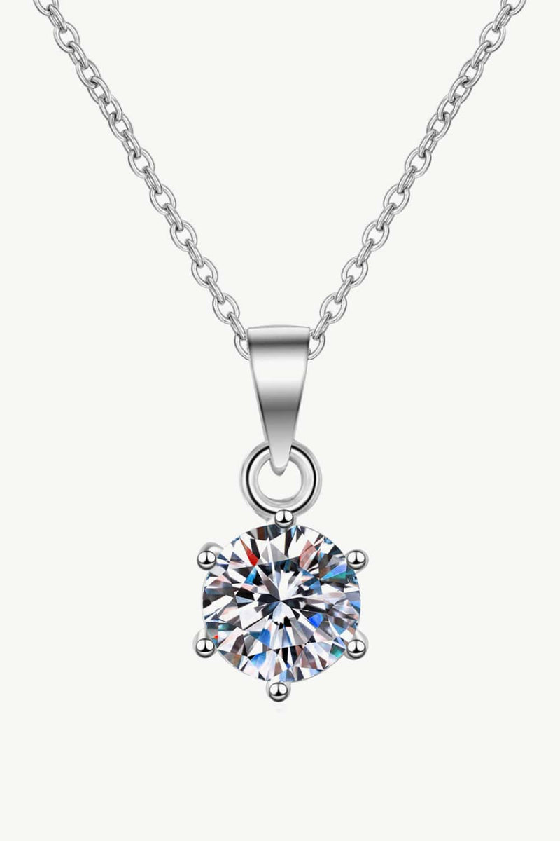 Moissanite Pendant Necklace