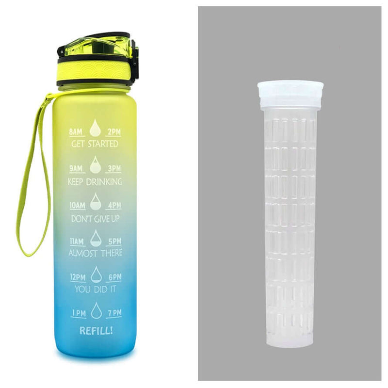 1L Motivational Sports fitness water Bottle