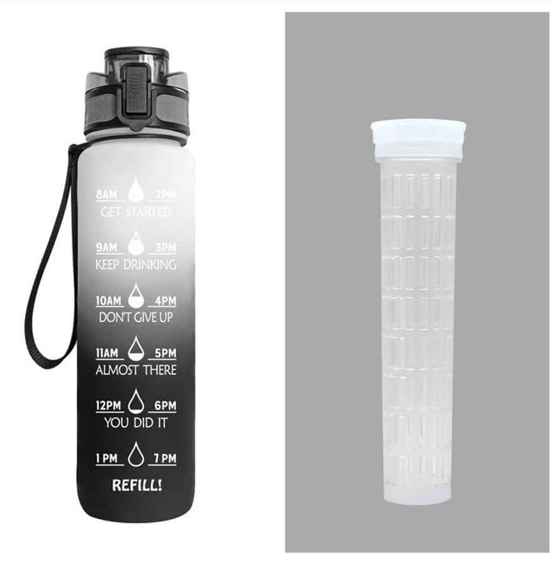 1L Motivational Sports fitness water Bottle