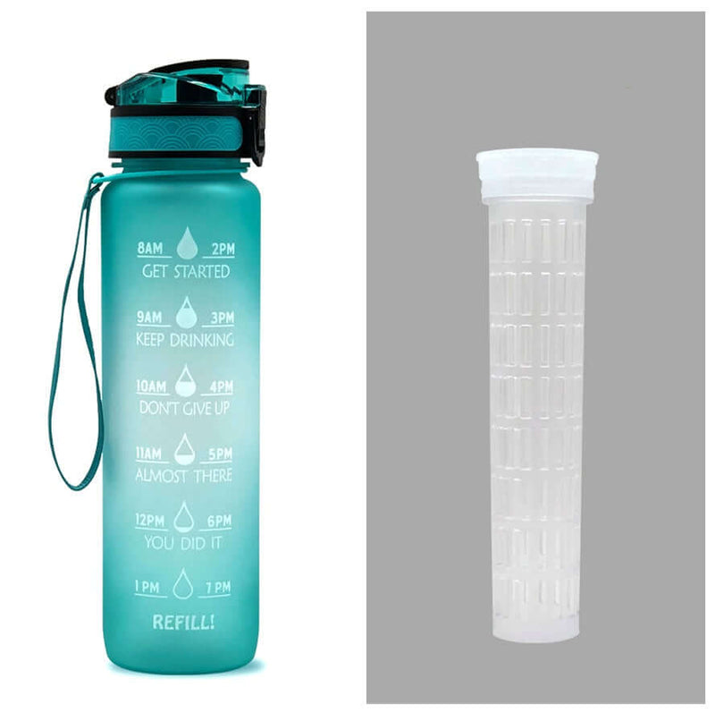 1L Motivational Sports fitness water Bottle