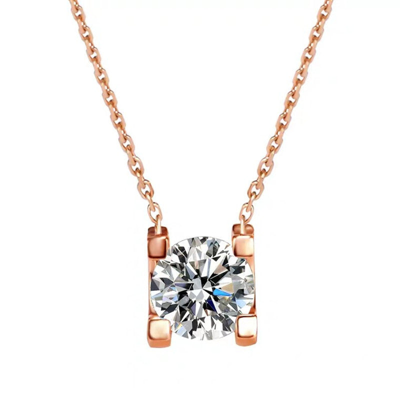 S925 Sterling Silver Moissanite Necklace