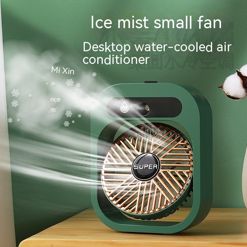 2-in-1 USB Misting Fan & Humidifier | Portable Cooling