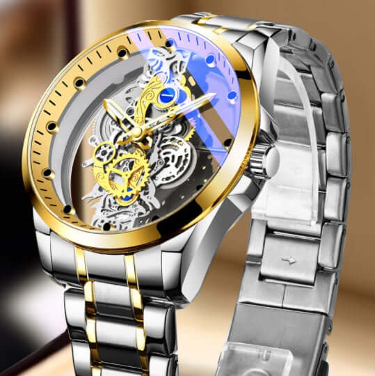 Men's Watch Skeleton Quartz Watch