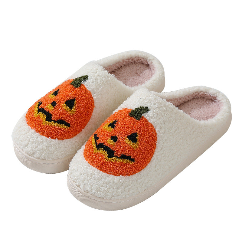 Halloween Pumpkin Cartoon Slippers (Men and Women)