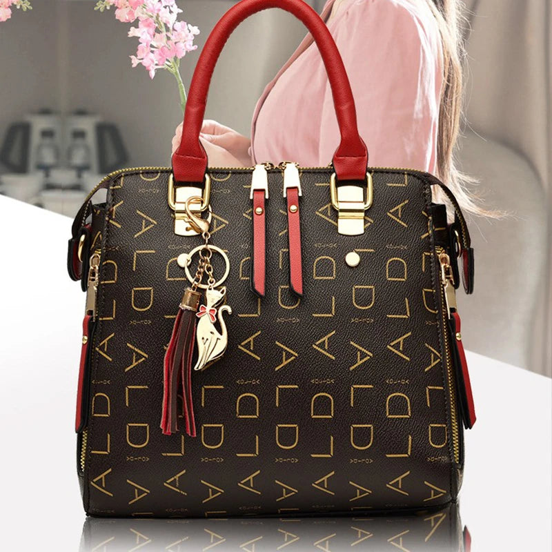 Fashion  PU Leather Letter Handbag