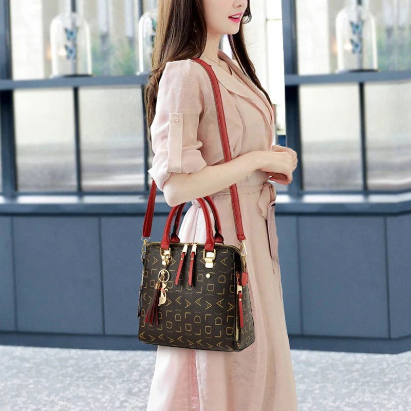 Fashion  PU Leather Letter Handbag