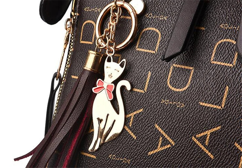 Fashion  PU Leather Letter Handbag