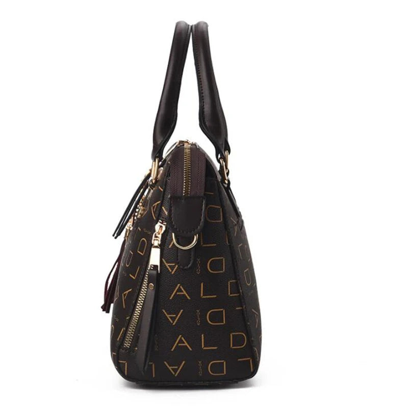 Fashion  PU Leather Letter Handbag