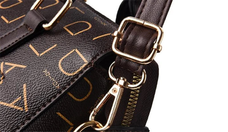 Fashion  PU Leather Letter Handbag