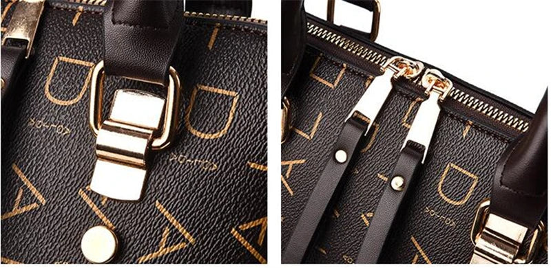 Fashion  PU Leather Letter Handbag