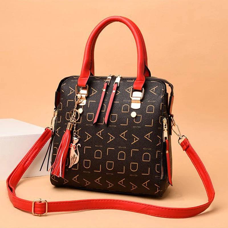 Fashion  PU Leather Letter Handbag