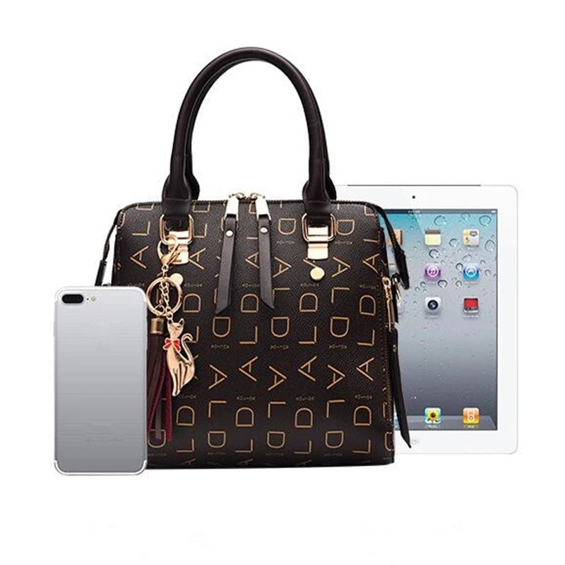 Fashion  PU Leather Letter Handbag