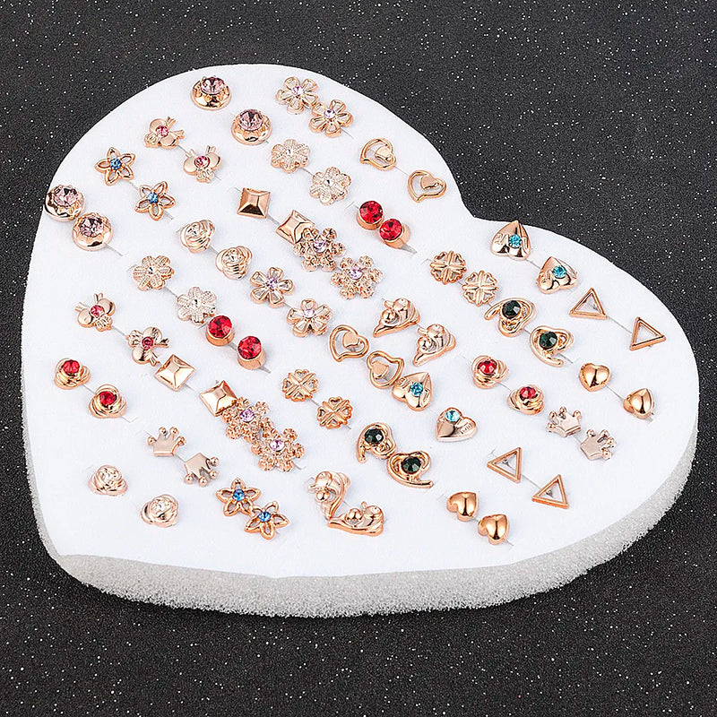 12~36 Pair Fashion Earring Sert