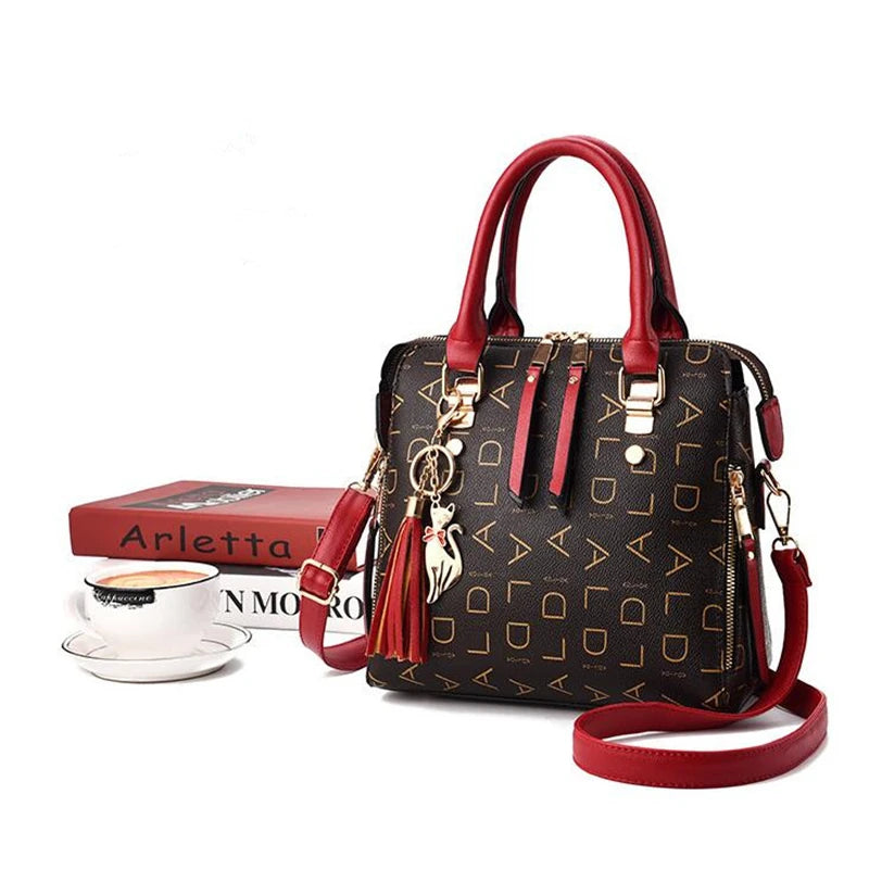 Fashion  PU Leather Letter Handbag