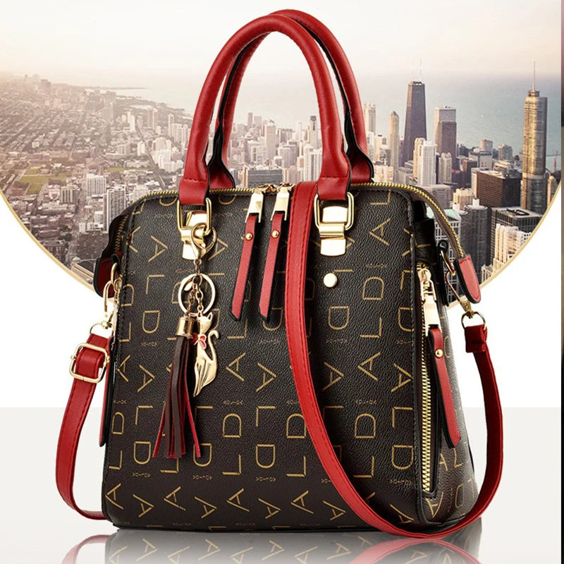 Fashion  PU Leather Letter Handbag