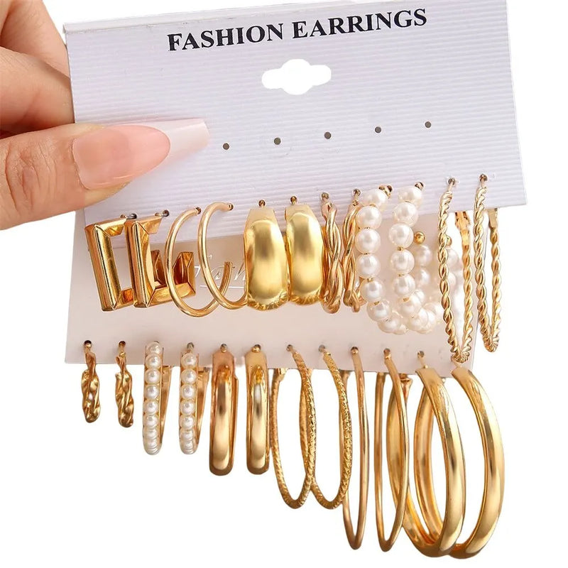 12 pair Earring Piece Sets