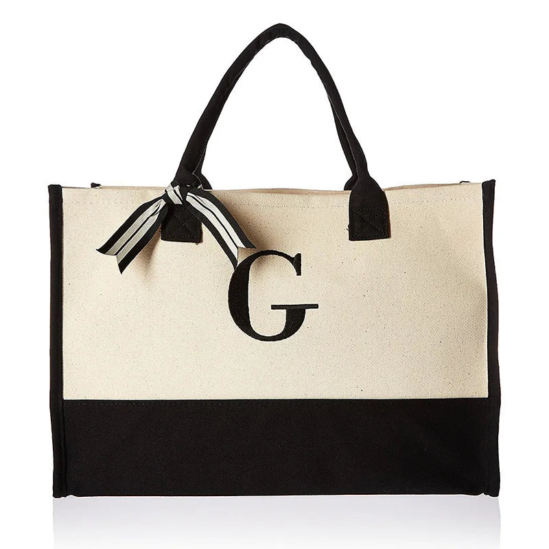 Tote Bag Fashion Canvas Letter Bag