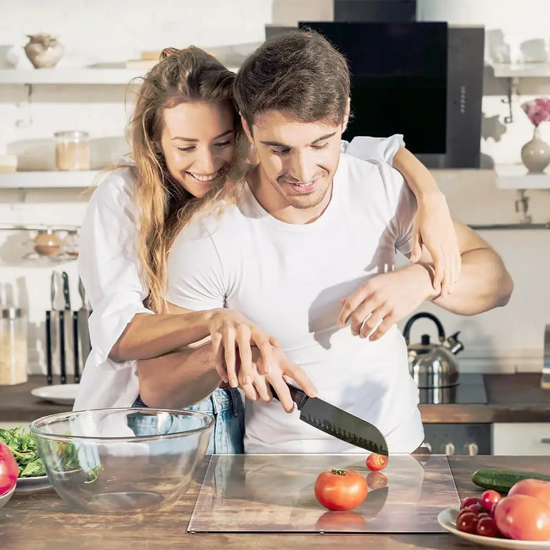 Acrylic Transparent Cutting Board With Anti-slip lip