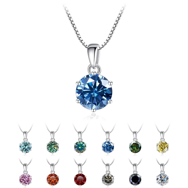 Certified Moissanite Pendant Necklace