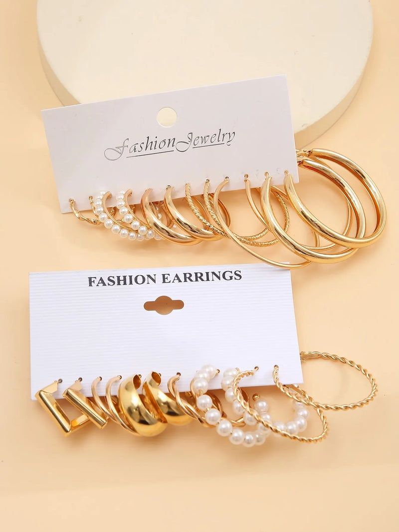 12 pair Earring Piece Sets