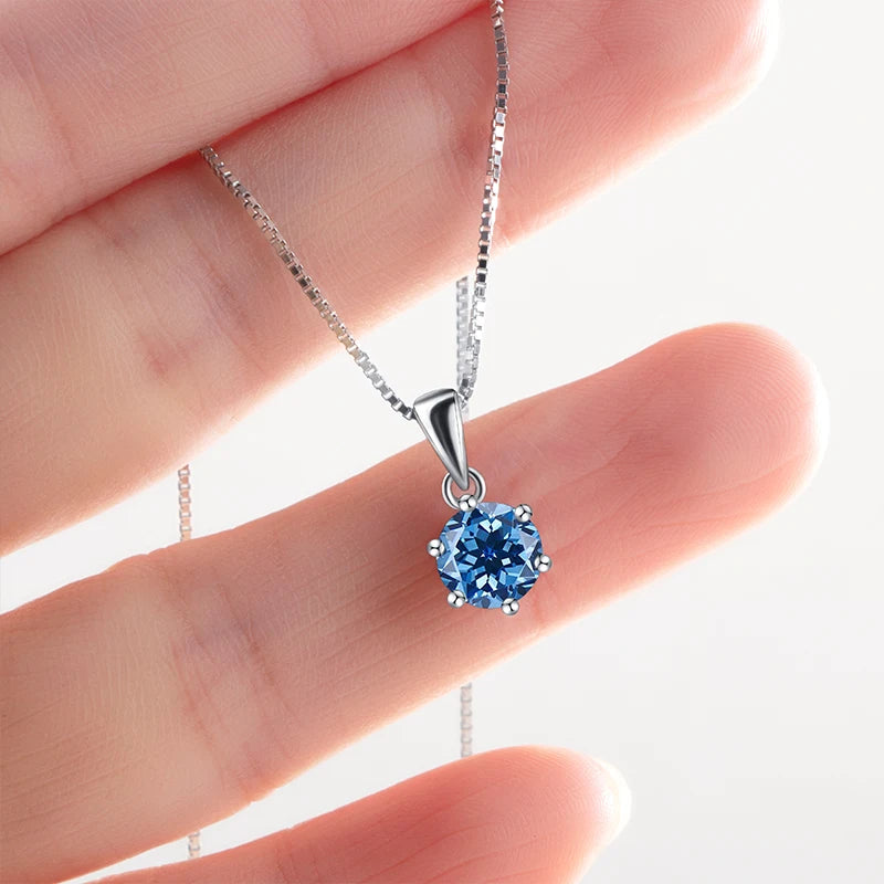 Certified Moissanite Pendant Necklace