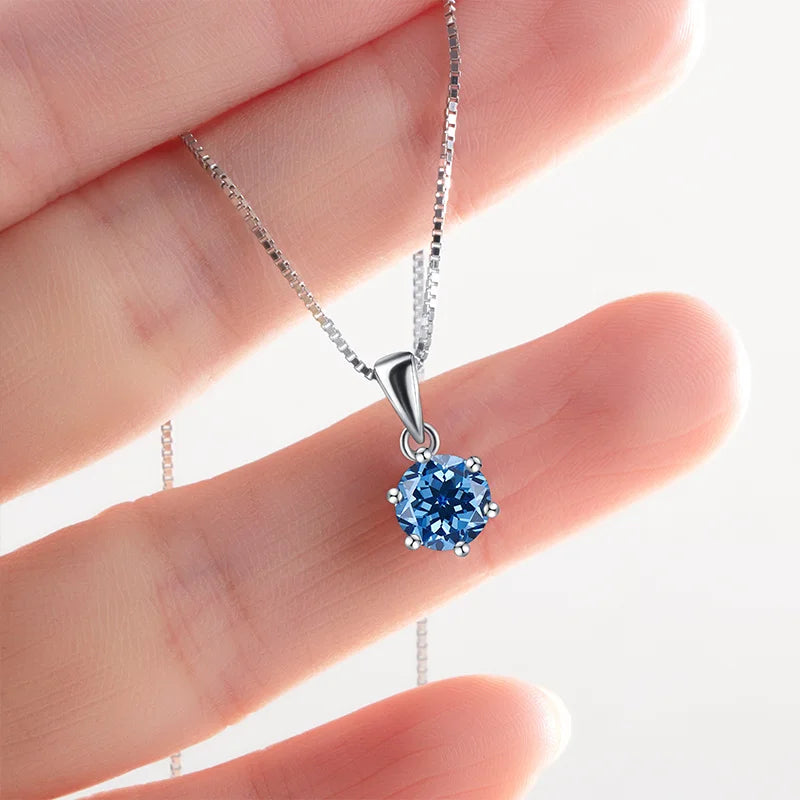 Certified Moissanite Pendant Necklace