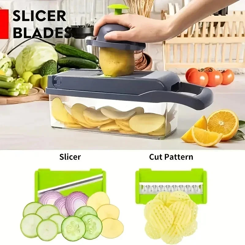 New 16 in 1 Multifunctional Vegetable Chopper