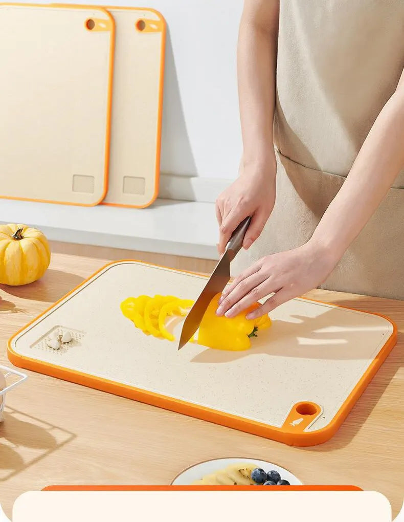 Wheat Straw Double-Sided Antibacterial Cutting Board