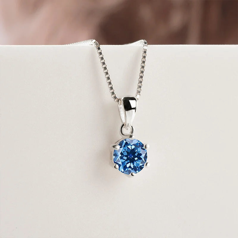 Certified Moissanite Pendant Necklace