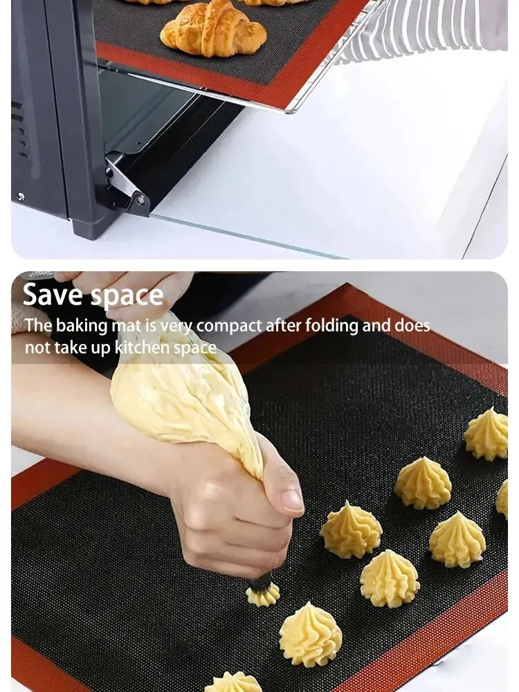 30x40cm Silicone Breathable Non-stick Baking Mat