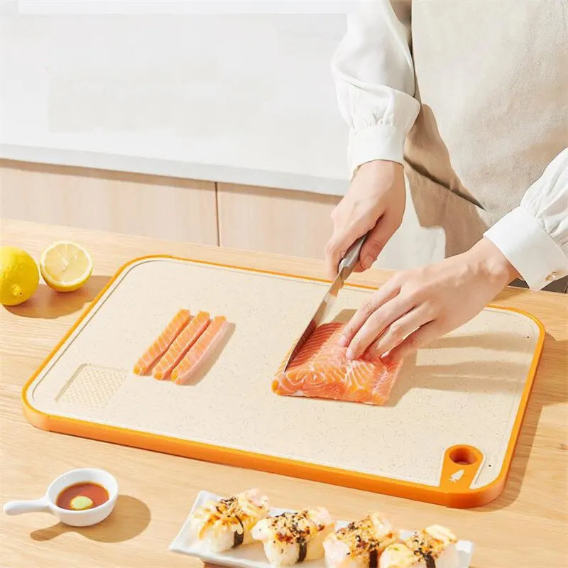 Wheat Straw Double-Sided Antibacterial Cutting Board