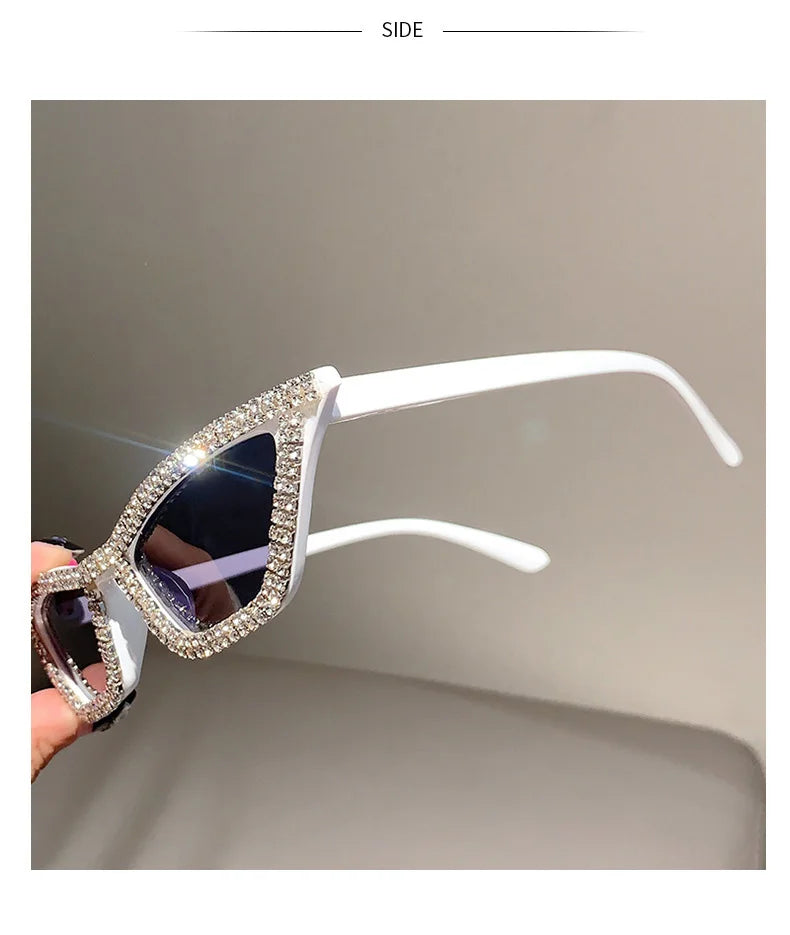 Cateye Rhinestone Sunglasses